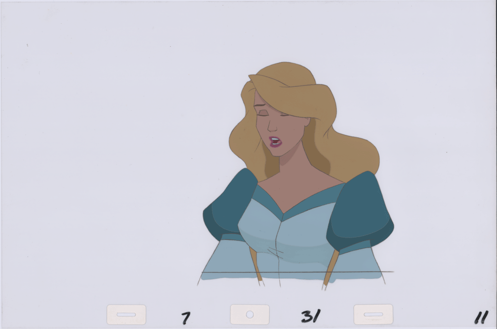 Swan Princess Celluloid Original Hand-Painted Animated Art Cel