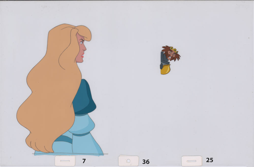 Art cel Odette and Rothbart (Sequence 7-36)