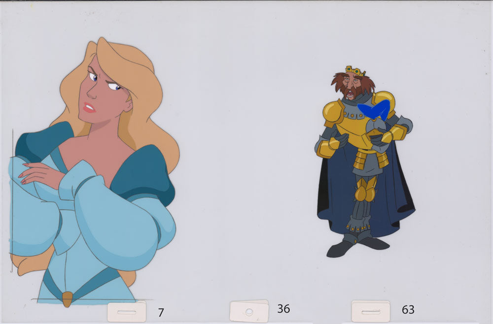 Art cel Odette and Rothbart (Sequence 7-36)