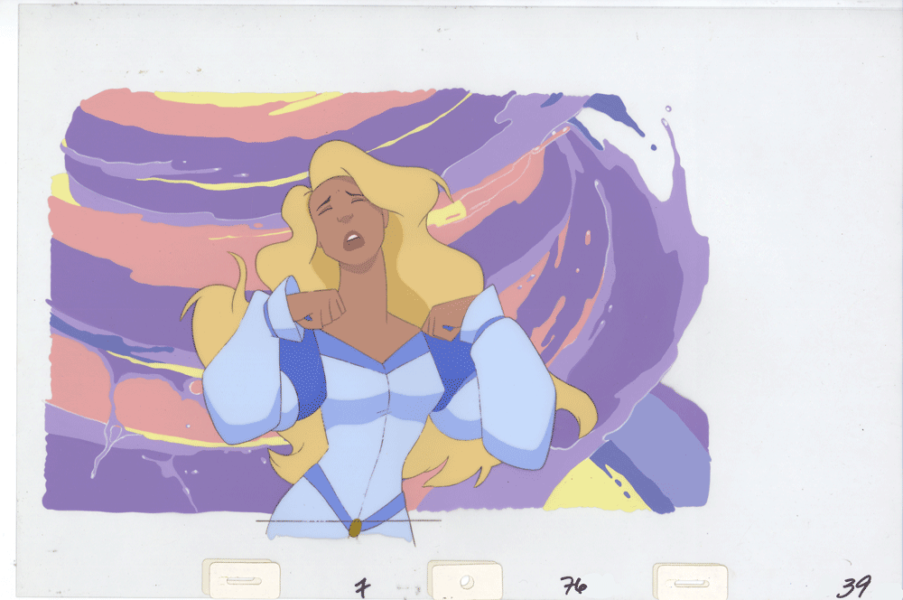 Swan Princess Celluloid Original Hand-Painted Animated Art Cel
