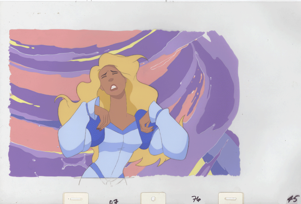 Swan Princess Celluloid Original Hand-Painted Animated Art Cel