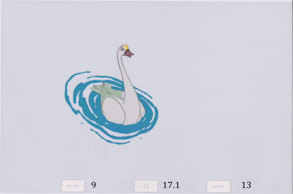Swan Princess Celluloid Original Hand-Painted Animated Art Cel