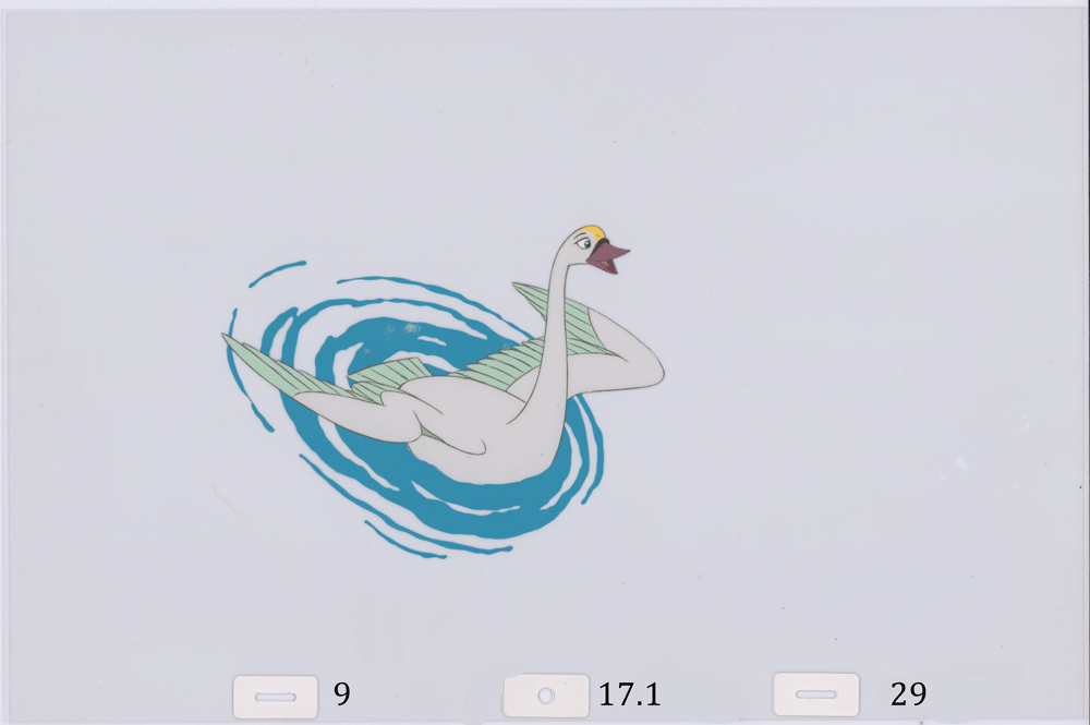 Swan Princess Celluloid Original Hand-Painted Animated Art Cel