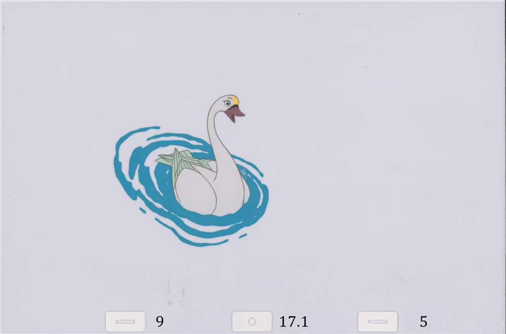 Swan Princess Celluloid Original Hand-Painted Animated Art Cel