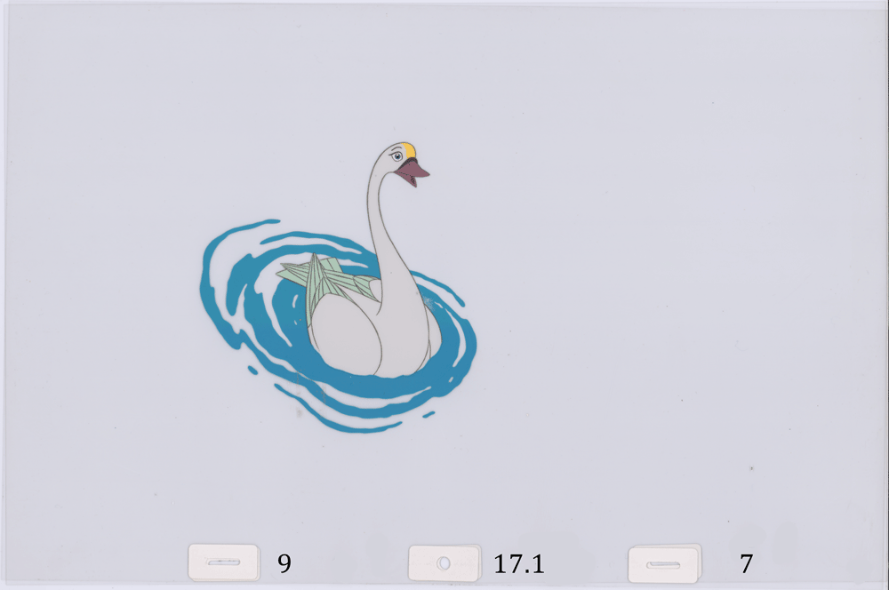Swan Princess Celluloid Original Hand-Painted Animated Art Cel
