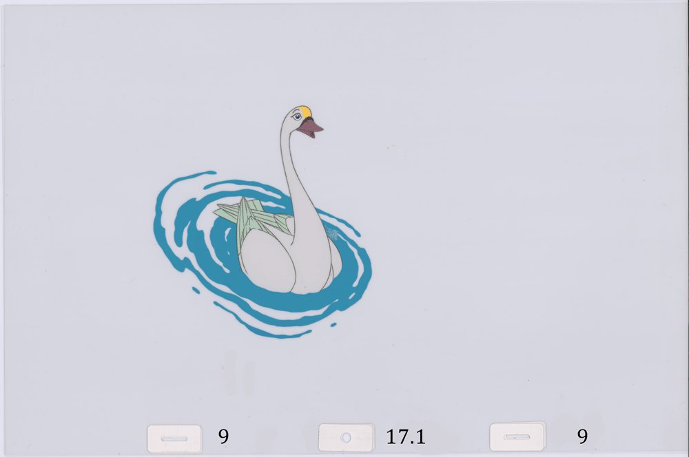 Swan Princess Celluloid Original Hand-Painted Animated Art Cel