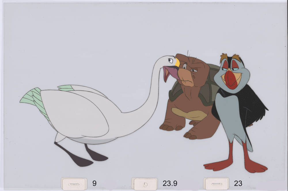 Swan Princess Celluloid Original Hand-Painted Animated Art Cel