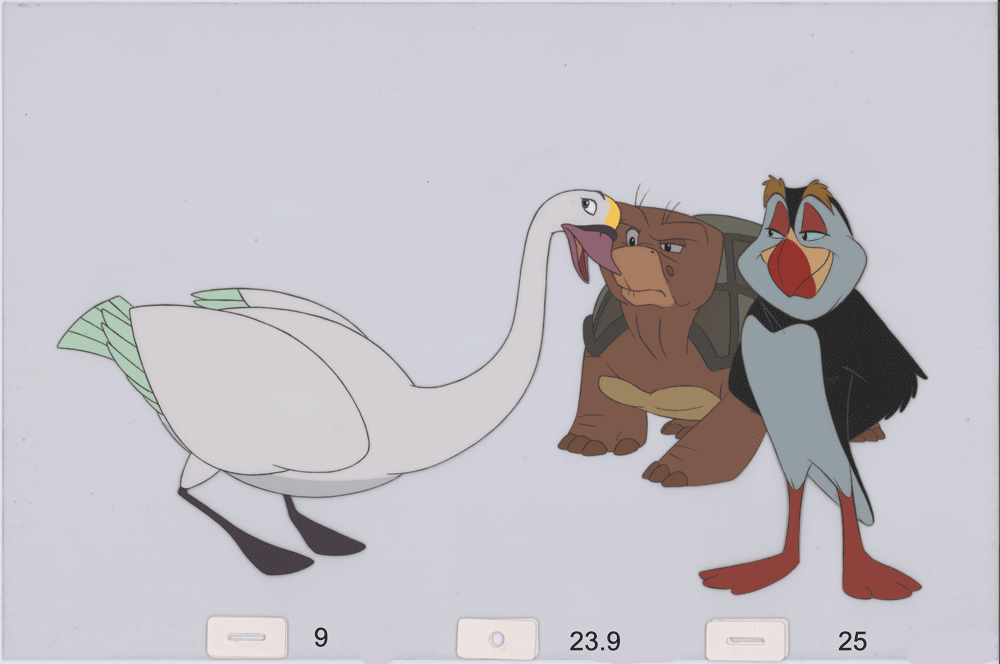 Swan Princess Celluloid Original Hand-Painted Animated Art Cel