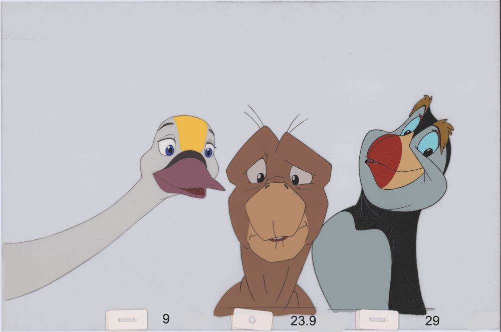 Swan Princess Celluloid Original Hand-Painted Animated Art Cel