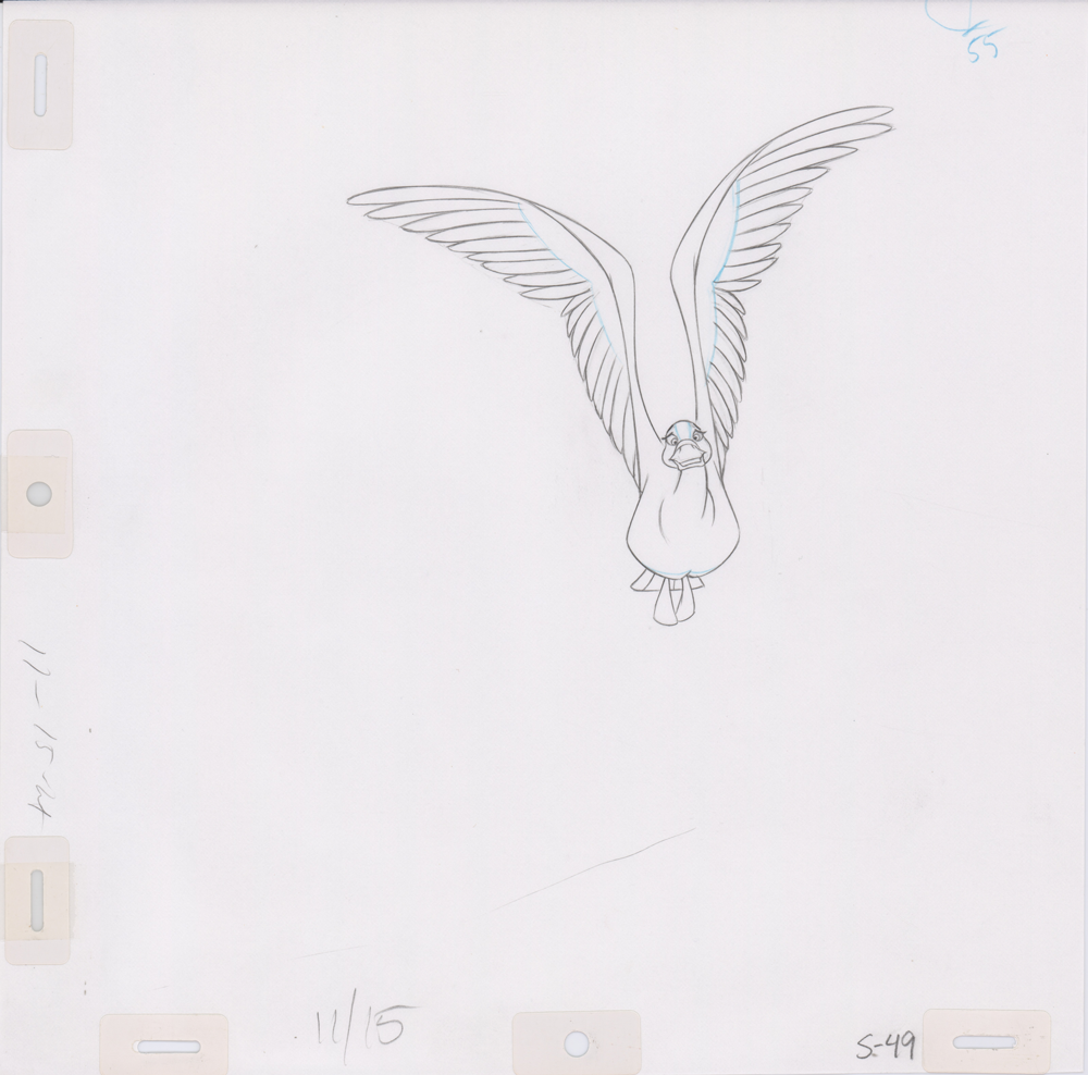 Pencil Art Swan (Sequence 11-15)