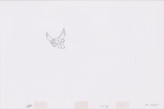 Swan Princess Hand-Drawn Pencil Art Cel