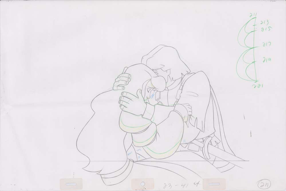 Pencil Art Derek and Odette (Sequence 12-47)