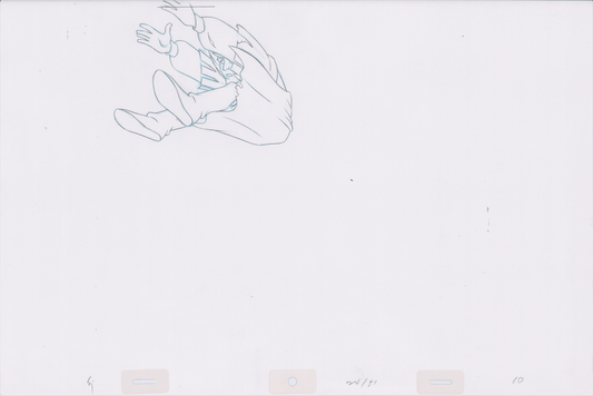 Swan Princess Hand-Drawn Pencil Art Cel