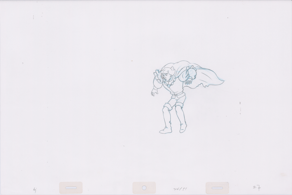 Swan Princess Hand-Drawn Pencil Art Cel