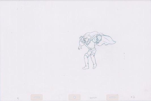 Swan Princess Hand-Drawn Pencil Art Cel