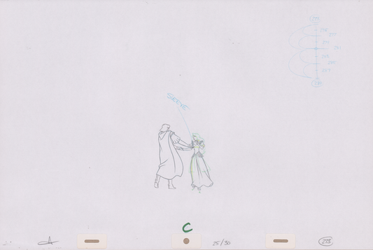 Pencil Art Derek & Odette (Sequence 25-30)