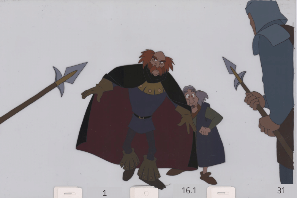 Art cel Rothbart (1-16.1) | Celluloid Art from The Swan Princess
