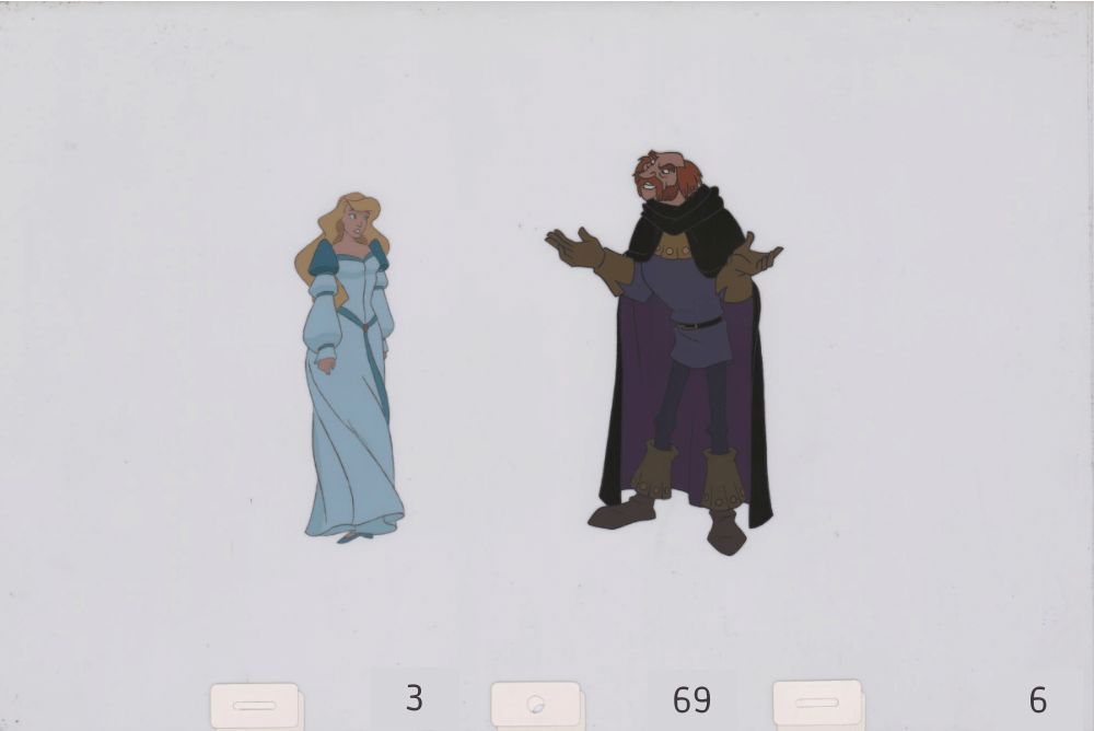 Art Cel Odette and Rothbart (Sequence 3-69) | Swan Princess – The Swan ...