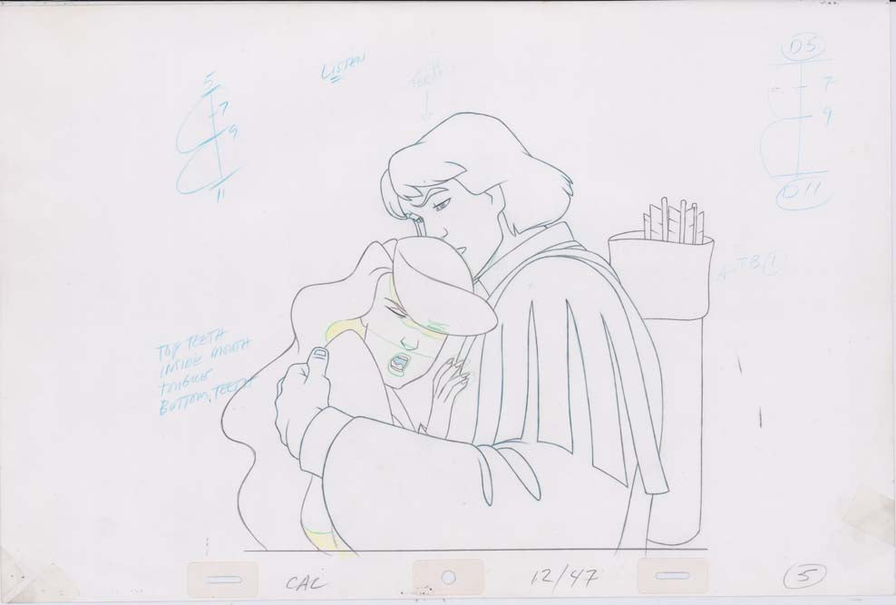 Pencil Art Derek and Odette (Sequence 12-47)