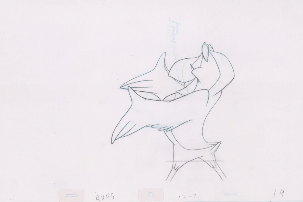 Pencil Art Puffin (Sequence 17-7)