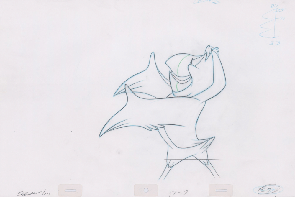 Pencil Art Puffin (Sequence 17-7)