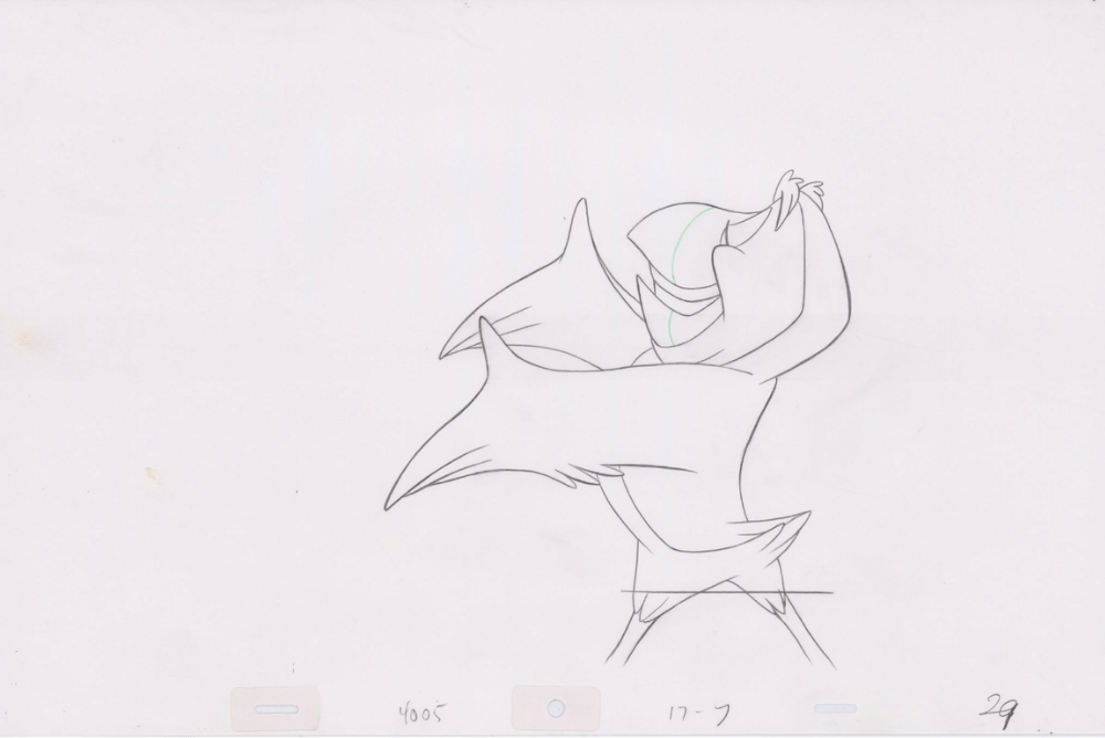 Pencil Art Puffin (Sequence 17-7)