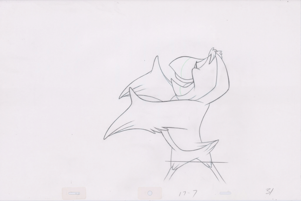 Pencil Art Puffin (Sequence 17-7)