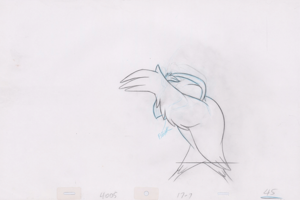 Pencil Art Puffin (Sequence 17-7)