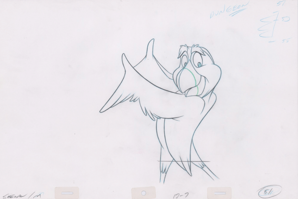 Pencil Art Puffin (Sequence 17-7)