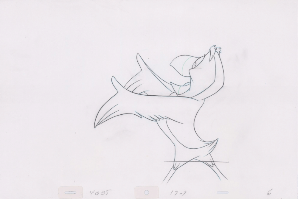 Pencil Art Puffin (Sequence 17-7)