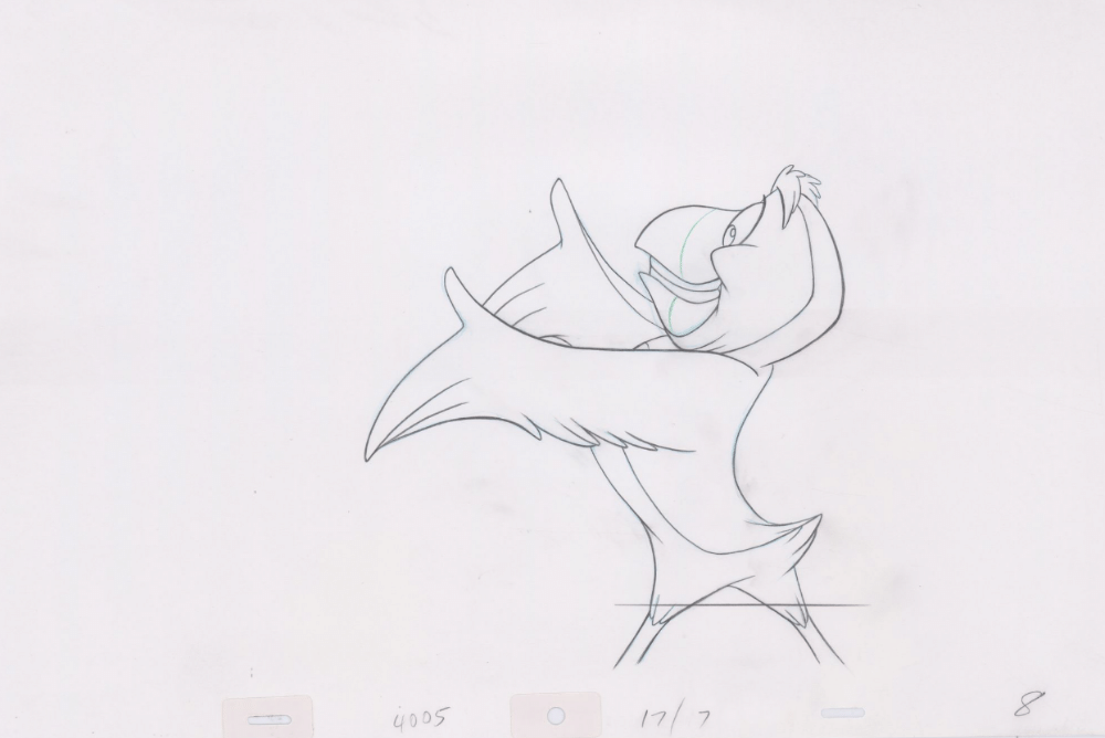 Pencil Art Puffin (Sequence 17-7)