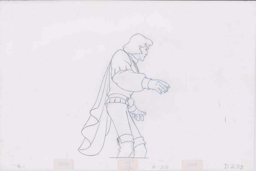 Pencil Art Derek and Princesses (Sequence 18-30)