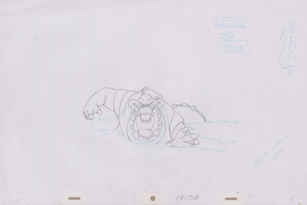 Pencil Art Gator (Sequence 19-20)