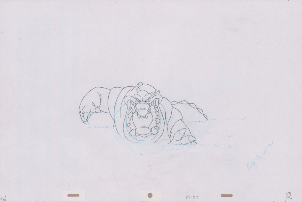 Pencil Art Gator (Sequence 19-20)