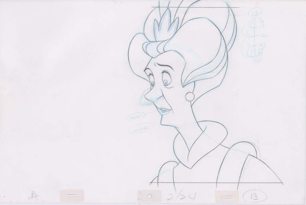 Pencil Art Queen Uberta (Sequence 2-24)