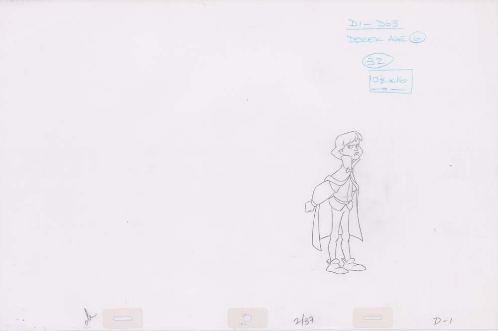 Pencil Art Derek & Odette (Sequence 2-37)