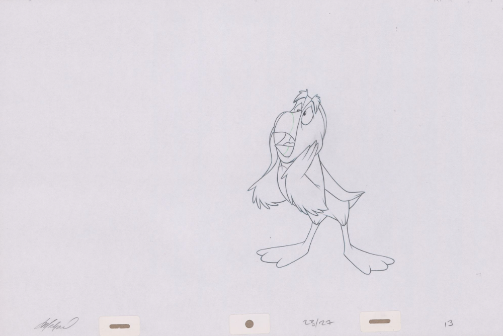 Pencil Art Puffin (Sequence 23-27)