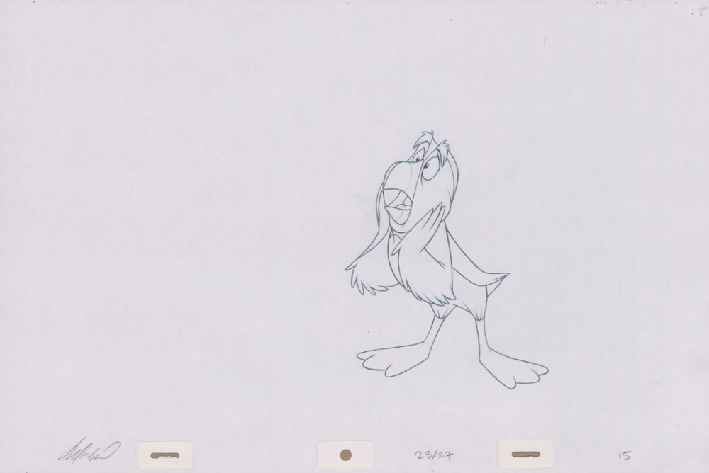 Pencil Art Puffin (Sequence 23-27)