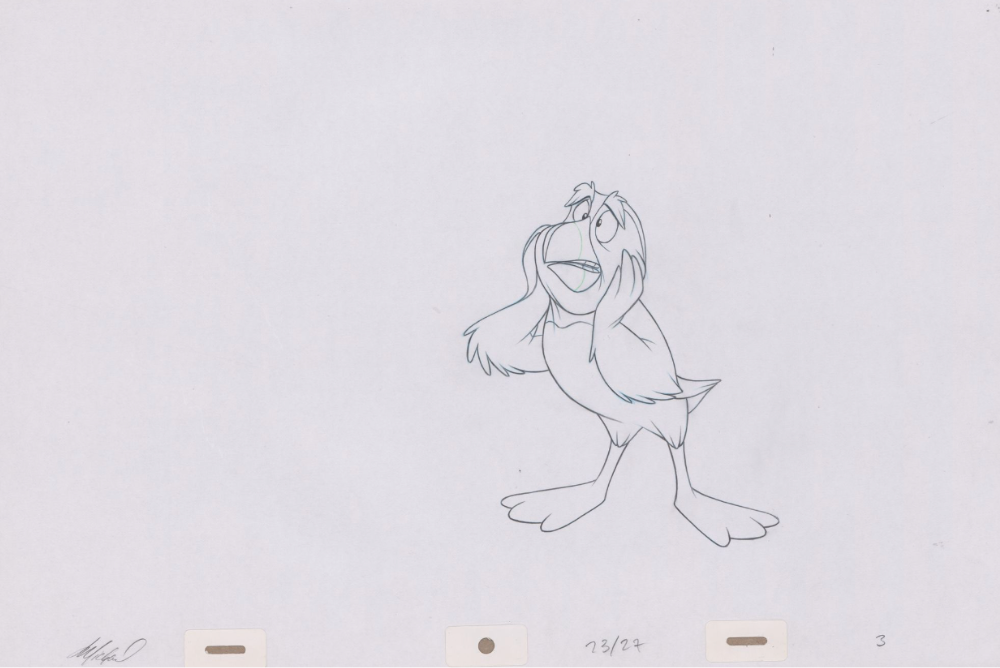 Pencil Art Puffin (Sequence 23-27)