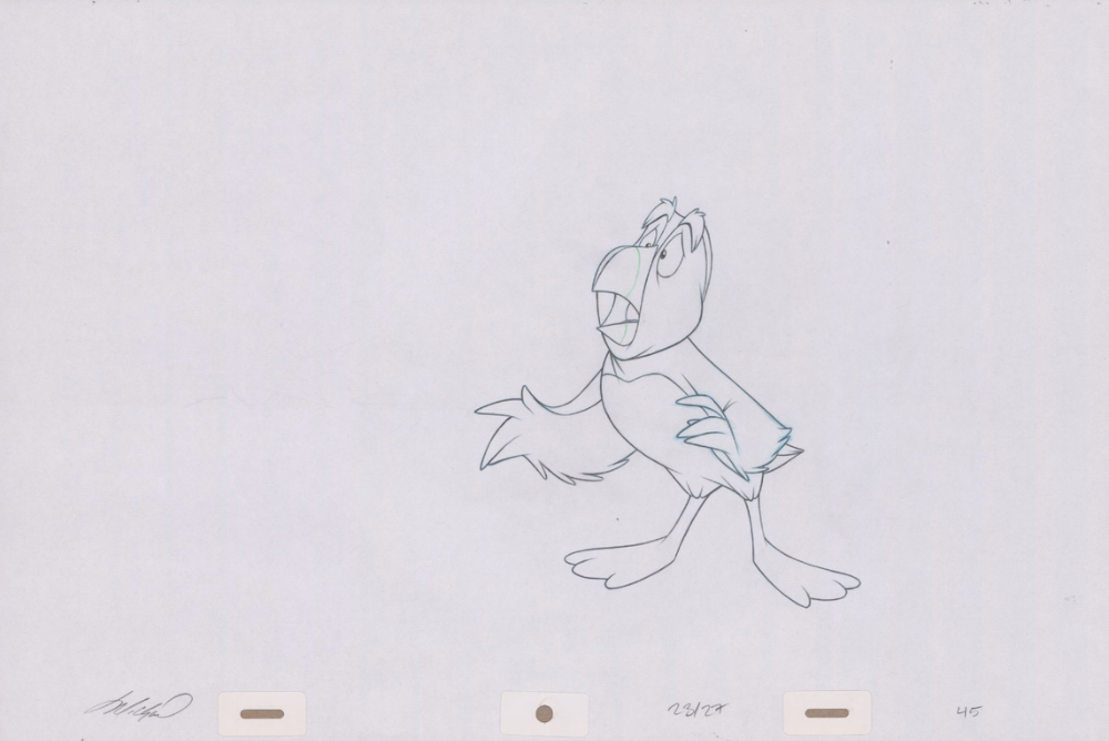 Pencil Art Puffin (Sequence 23-27)