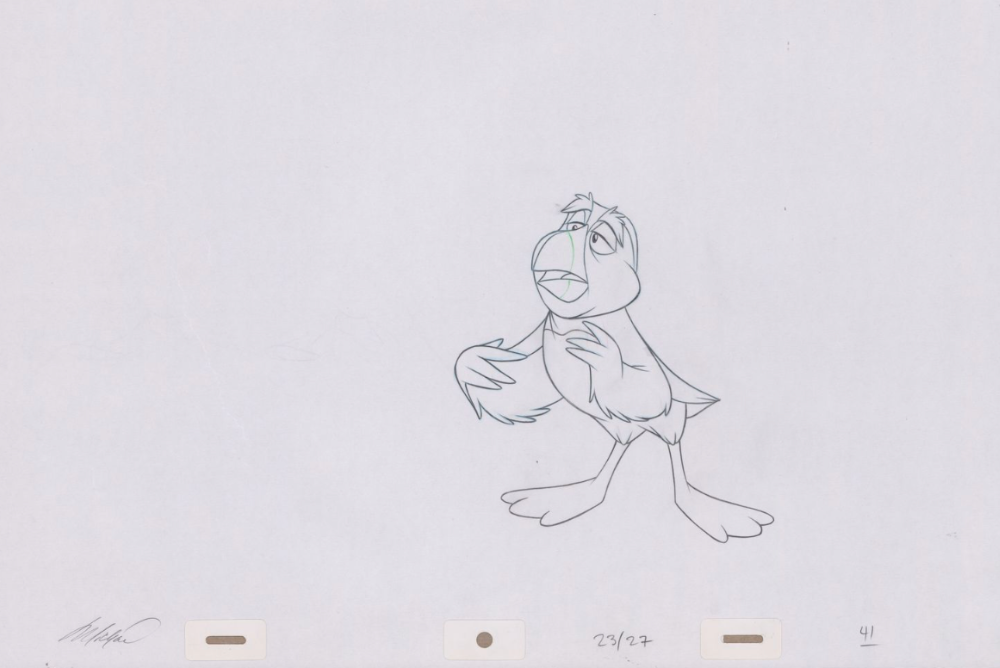 Pencil Art Puffin (Sequence 23-27)