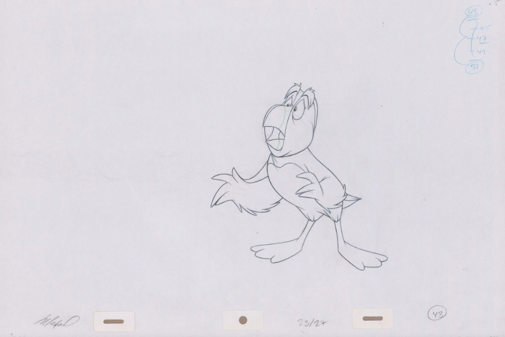 Pencil Art Puffin (Sequence 23-27)