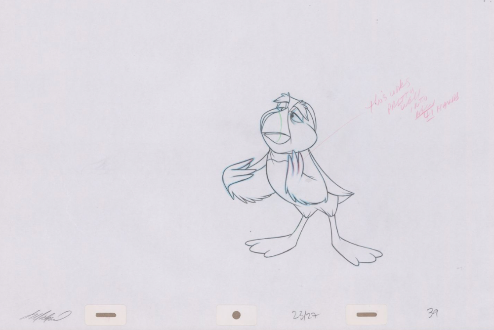 Pencil Art Puffin (Sequence 23-27)