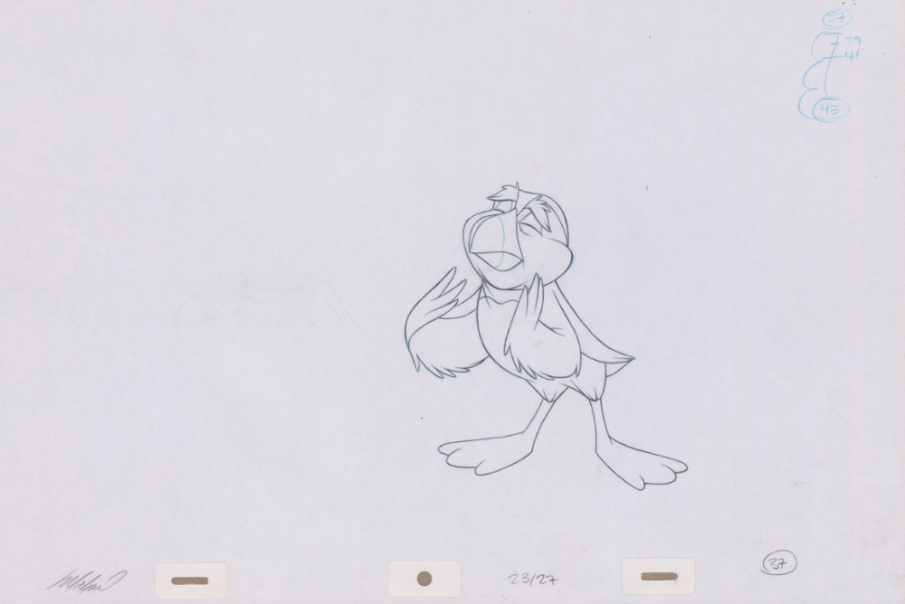 Pencil Art Puffin (Sequence 23-27)