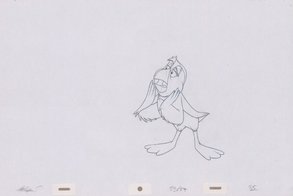 Pencil Art Puffin (Sequence 23-27)