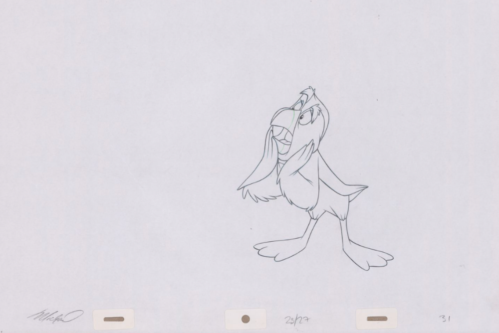 Pencil Art Puffin (Sequence 23-27)