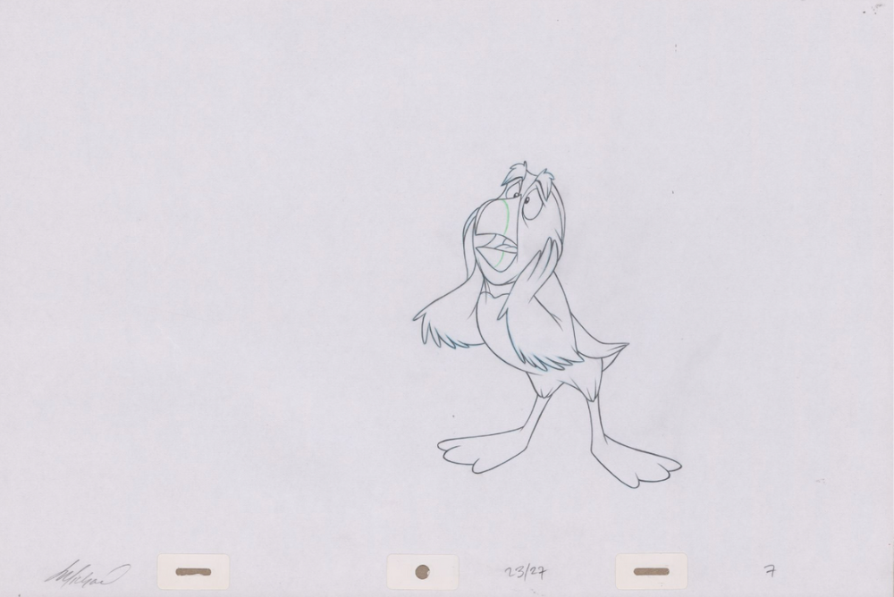 Pencil Art Puffin (Sequence 23-27)