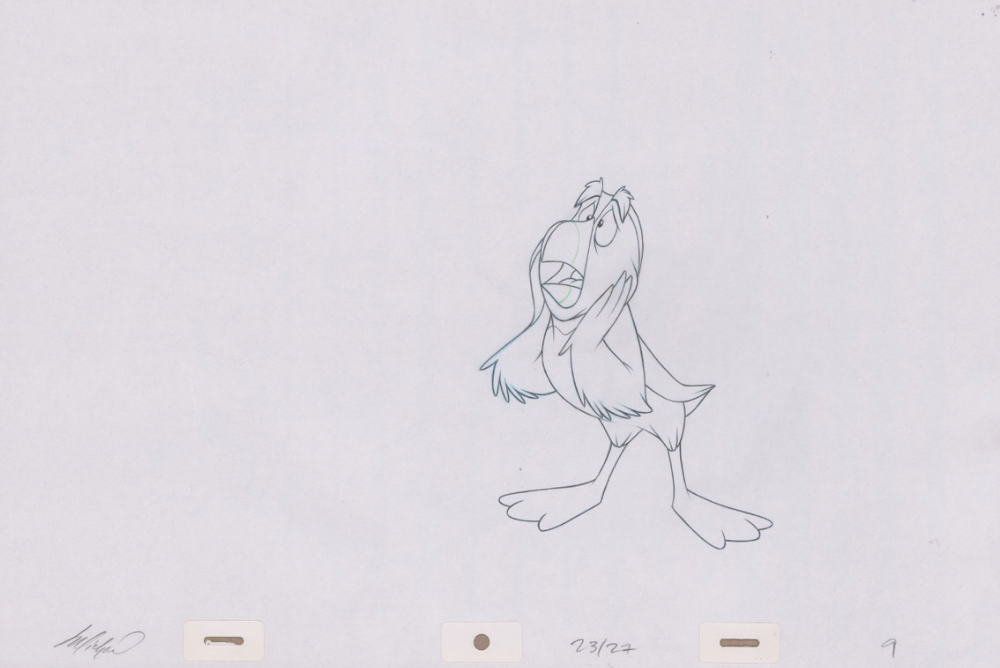 Pencil Art Puffin (Sequence 23-27)