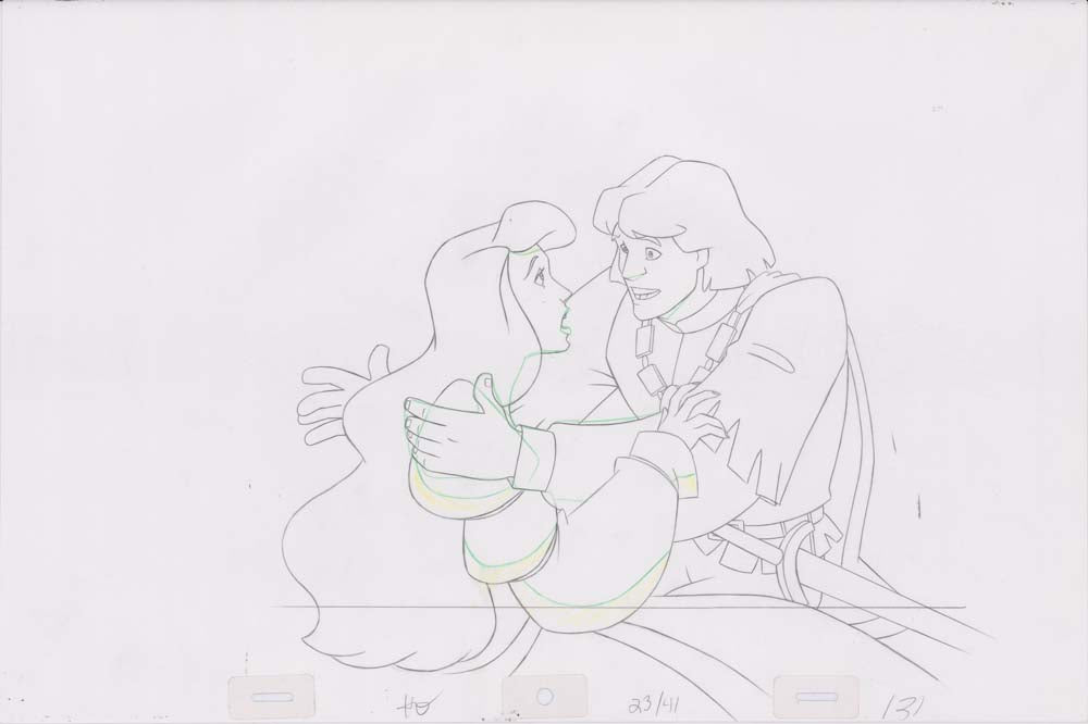 Pencil Art Derek & Odette (Sequence 23-41)