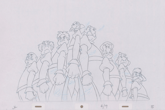 Pencil Art The Band (Sequence 4-9)